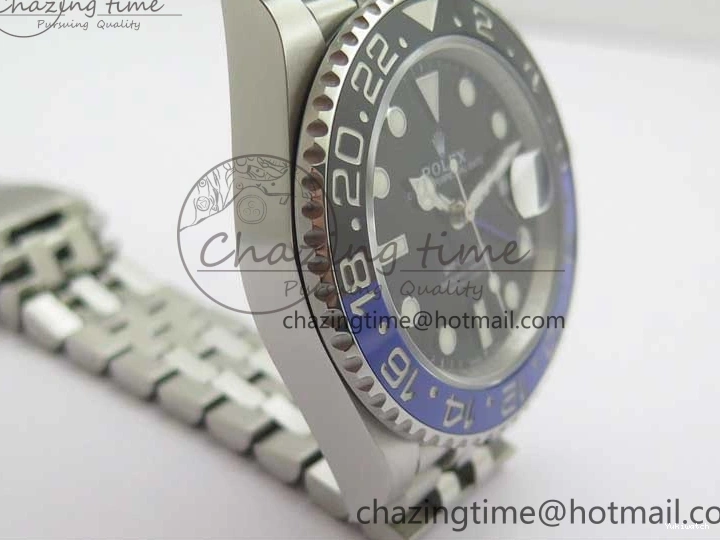 Ceramic 904L Best Edition V2 II SA3285 Steel BLNR 1:1 CHS VRF GMT-Master Blue Black 126710 0207